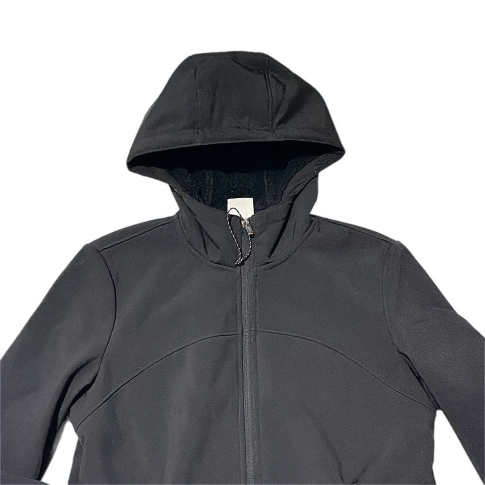 Avalanche Womens Black Softshell Jacket Hooded Fl… - image 3